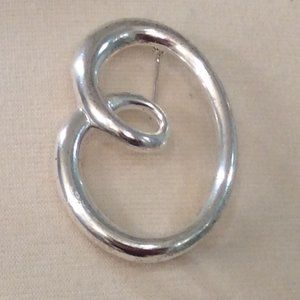 Vintage Silver Fashion Brooch